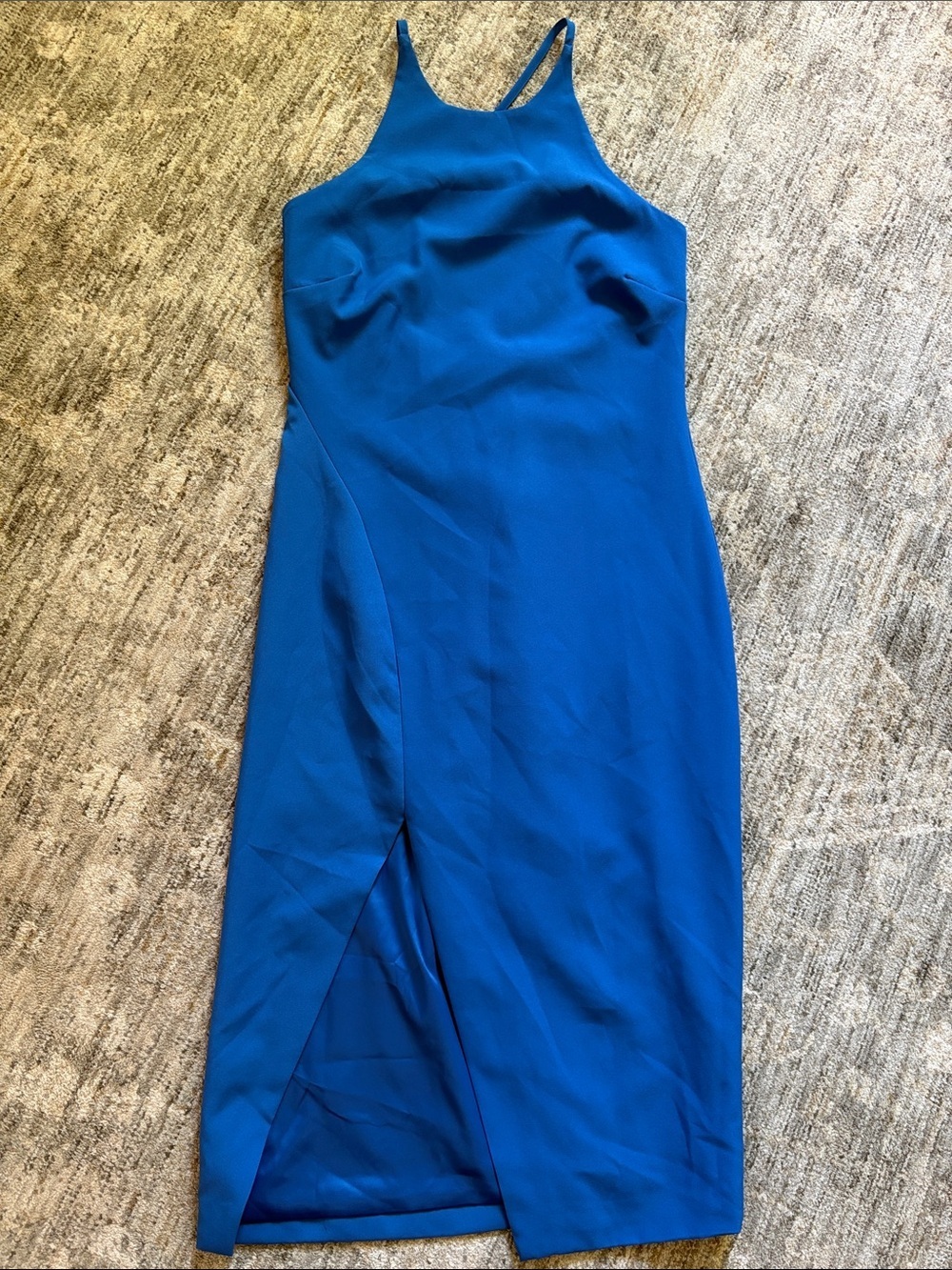 Bardot NWT Sleek Royal Blue Midi Dress - size 6